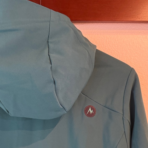 🆕 Marmot Women's Moblis Soft Shell Ski Jacket, Teal/Black, Size L - Picture 5 of 12